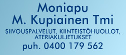 Moniapu M. Kupiainen Tmi logo